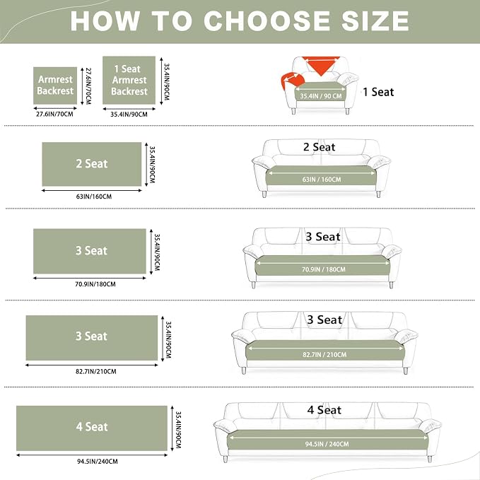 DREAMINGO Faux Fur Couch Seat Cover, Soft Plush Sofa Covers for Pet Washable, Non Slip Furniture Protector for Loveseat 2 Cushion Sofa, 35.4x63 Inch, Green - Image 2