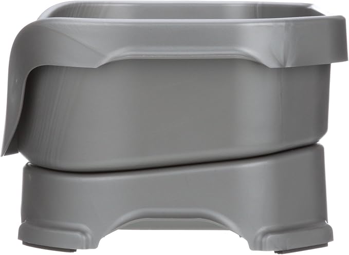 Neater Pet Brands Neater Feeder Deluxe Mess Proof Dog Bowls Elevated for Small Dogs Under 19 lbs, Made in USA, No Spill Raised Dog Food Bowl Stand Feeding Station, Food and Water Bowl Set, Gunmetal - Image 8