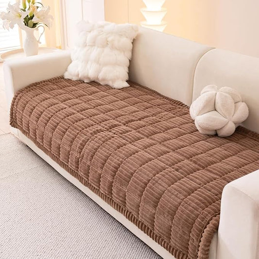Awjcsv Couch Covers for Dogs Washable, Non Slip Sofa Protector Pet Friendly | Thick, Soft Furniture Cover, Against Pets Hair & Scratch, Fits Leather and Fabric Couches, 35" X 70.9" by Awjcsv