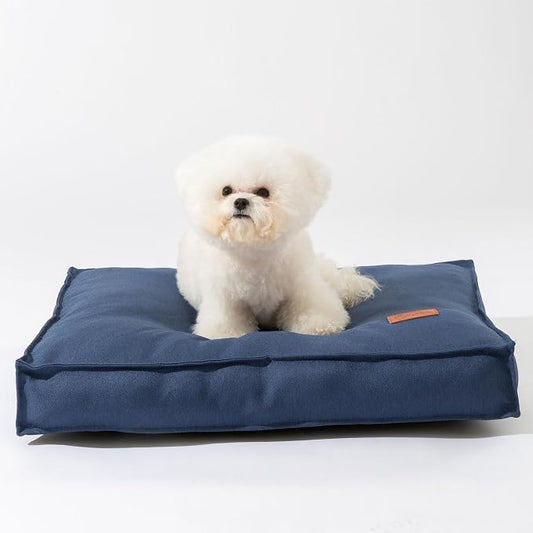 Dog Bed- Crate Bed Orthopedic for Medium and Large Dogs, Soft, Warm and Durable, Removable Washable Cover - Waterproof Inner Lining and Non-Slip Bottom. by Unknown