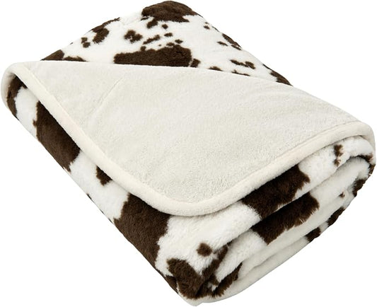Waterproof Dog Blanket for Cats & Dogs, Washable Couch Cover, Reversible Furniture Protector Blanket, Large Soft Sherpa Fleece, Couch Protector, Pet Throw Blankets, 60" x 70" by ArleeHomeFashions