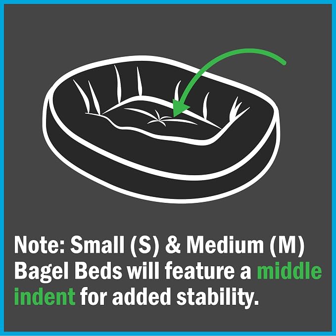 Majestic Pet 32 Inch Micro Velvet Calming Dog Bed Washable – Cozy Soft Round Dog Bed with Spine for Head Support - Fluffy Donut Puppy Mat 32x23x7 (inch) Medium – Marine (2025) - Image 7