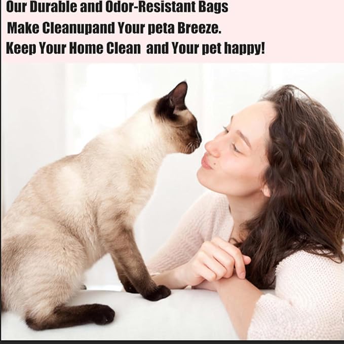 Cat Litter Box Liners for PetSnowy SNOW+ Cat Litter Box, 100 PCS Self-Sealing Waste Drawer Bags for Automatic cat Litter Box (100 Pcs) - Image 5