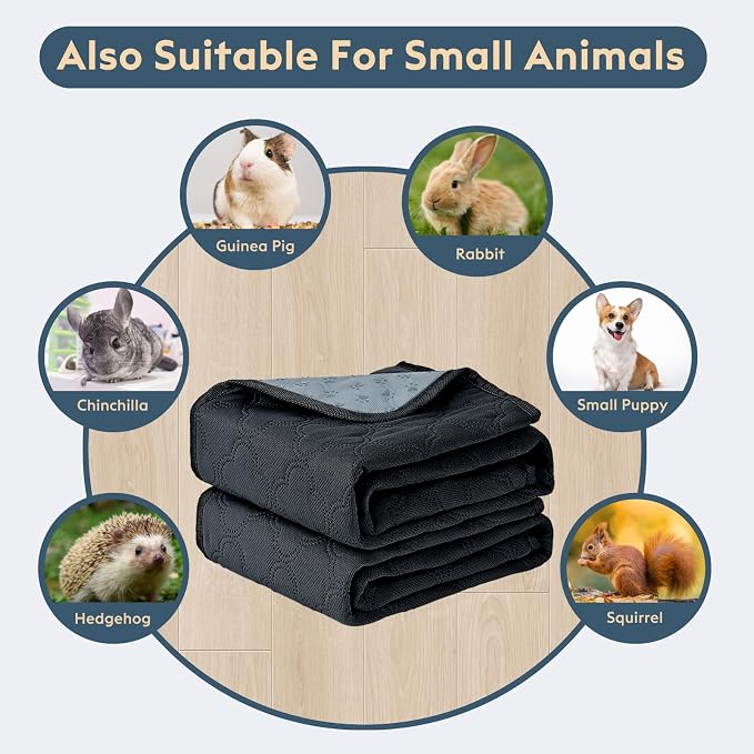 FunFurry Washable Pee Pads for Dogs - 2 Pack Reusable Pee Pads，Waterproof Puppy Pads，Pet Training Pads，Super Absorbent with Dog Paw Shape Non-Slip Backing (Dark Grey, 24" X 36" - 2 Pack) - Image 7