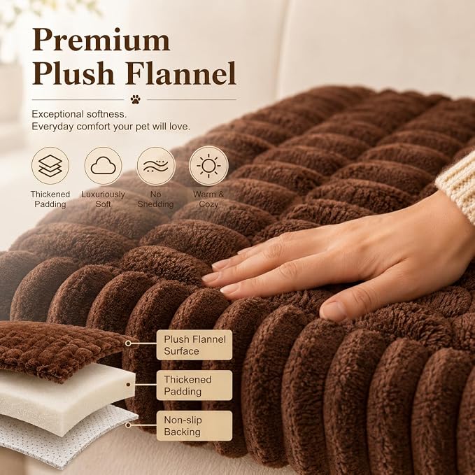 NILUOH Couch Cover for Dogs Washable, Non Slip Furniture Protector for Pet | Suitable for Leather & Fabric Couch, Prevents Pet Hair, Scratches & Stains, Pet Friendly, 27.6"x70.9" - Image 6