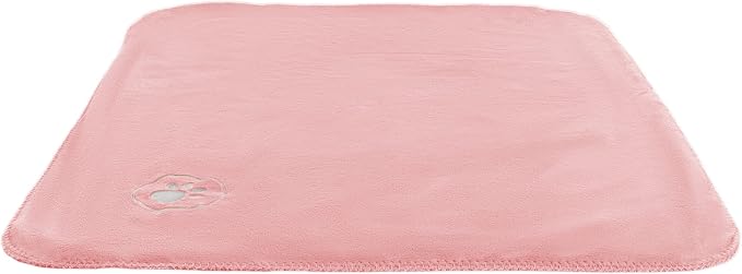 Waterproof Pet Blanket - 30x40-Inch Reversible Sherpa Fleece Throw Protects Couches, Cars, and Beds from Spills, Stains, and Fur by PETMAKER (Pink) - Image 7