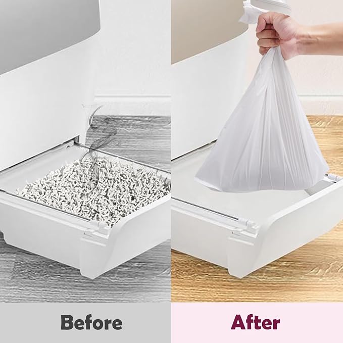 30pcs Cat Litter Box Liners for SNOW+Cat Litter Box,Self-Sealing Waste Bags - Image 3