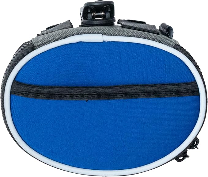 Quickdraw Dog Treat Pouch – Training Bag with Poop Bag Dispenser, Clicker Holder and Waist Belt – Hands-Free, Reflective and Durable for Puppy Training, Walks and Hikes (Blue) - Image 5