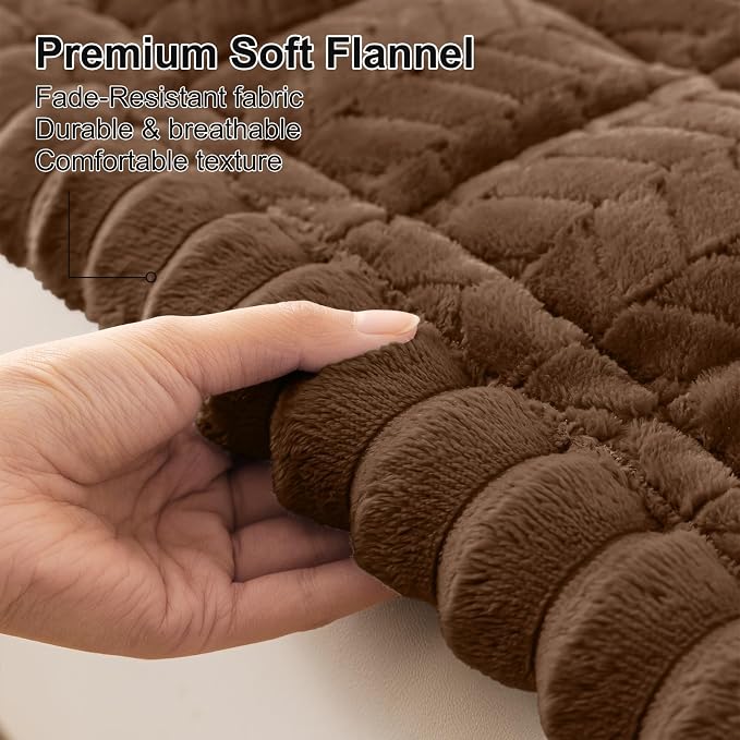 Smiry Couch Cover for Dogs, Non Slip Fuzzy Pet Sofa Covers Washable | Sofa Slipcovers for Sectional Couch, Soft Thick Furniture Protector for Cats Dogs, Against Fur, Dirt, Scratch (43"x63") - Image 5