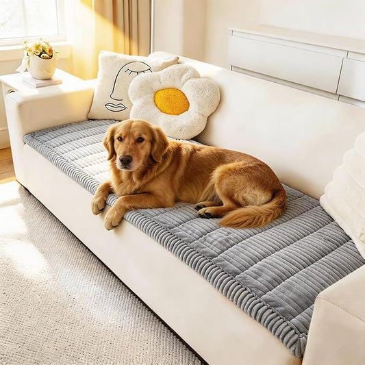 Awjcsv Couch Covers for Dogs Washable, Non Slip Sofa Protector Pet Friendly | Thick, Soft Furniture Cover, Against Pets Hair & Scratch, Fits Leather and Fabric Couches, 27.6" X 82.7" by Awjcsv