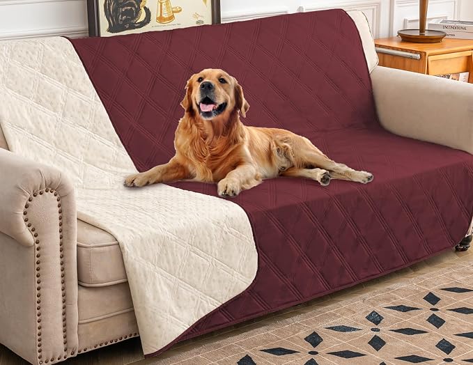 Ameritex Waterproof Dog Bed Cover Pet Blanket with Anti-Slip Back for Furniture Bed Couch Sofa by Ameritex