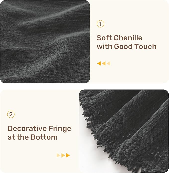 2 Pieces Sectional Couch Covers L Shaped Cover XXXL Charcoal Gray | Thick Washable Fabric for L Shaped Sectional Sofa, Anti-Pet Hair, Stain & Wear Resistant, Easy Care & Installation - Image 7