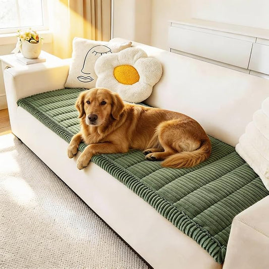 Awjcsv Couch Covers for Dogs Washable, Non Slip Sofa Protector Pet Friendly | Thick, Soft Furniture Cover, Against Pets Hair & Scratch, Fits Leather and Fabric Couches, 27.6" X 82.7" by Awjcsv