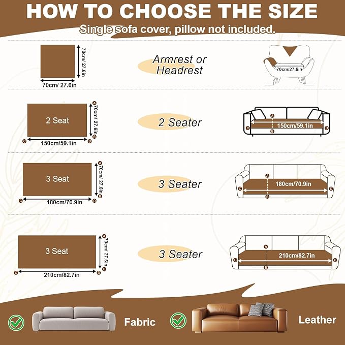 STACYPIK Plush Dark Coffee Couch Cover for Pets, Soft Washable Sofa Covers for Dogs, Fluffy Anti-Scratch Sofa Slipcover Non Slip Armrest Backrest Furniture Protector for 2 Cushion Couch-27.6X59.1IN - Image 4