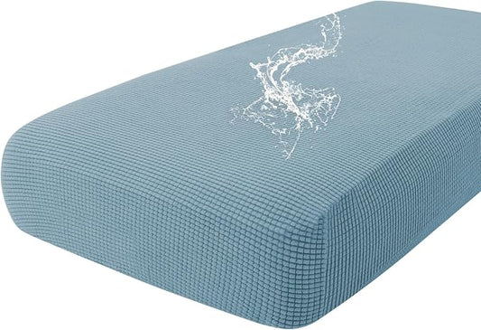 hyha Waterproof Couch Cushion Covers for Pets, Non Slip Sofa Seat Cover | Stretch Jacquard Fabric, Elastic Bottom, Non Slip Fit, Waterproof Protection, Pet Hair Protection (1 Piece for Large) by hyha