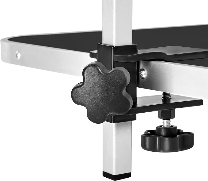 Yaheetech 45-inch Large Heavy Duty Pet Dog Grooming Table W/Adjustable Overhead Arm, Clamps, Two Grooming Noose, Tray - Image 7