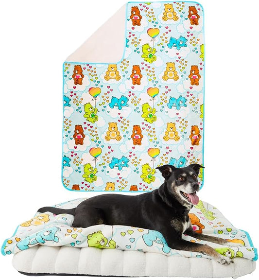 Care Bears Waterproof Dog Bed Cover, Large 40x50 Pet Blanket for Furniture Bed Couch Sofa, (Officially Licensed) by Franco by Franco