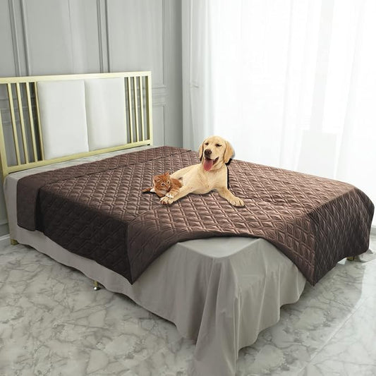Ameritex Waterproof Blanket Reversible Dog Bed Cover Pet Blanket for Furniture Bed Couch Sofa by Ameritex
