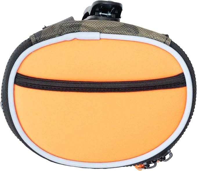 Quickdraw Dog Treat Pouch – Training Bag with Poop Bag Dispenser, Clicker Holder and Waist Belt – Hands-Free, Reflective and Durable for Puppy Training, Walks and Hikes (Orange/Camo) - Image 5