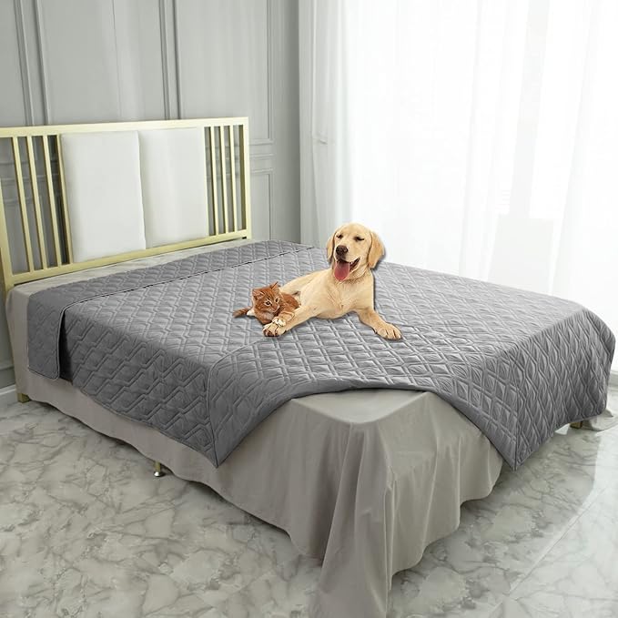 Ameritex Waterproof Blanket Reversible Dog Bed Cover Pet Blanket for Furniture Bed Couch Sofa by Ameritex