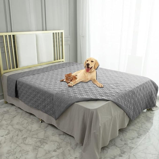 Ameritex Waterproof Blanket Reversible Dog Bed Cover Pet Blanket for Furniture Bed Couch Sofa by Ameritex