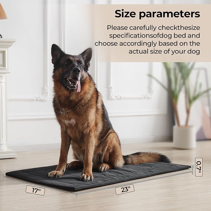 Chew Proof Indestructible Dog Crate Pad,X-Small (17"x23") | Durable,for Aggressive Chewers,Tough,chew resistant, non chewable,Machine Washable & Waterproof,Indoor Outdoor - Image 5