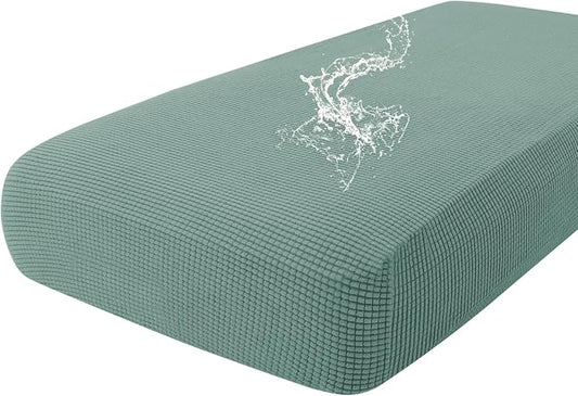 hyha Waterproof Couch Cushion Covers for Pets, Non Slip Sofa Seat Cover | Stretch Jacquard Fabric, Elastic Bottom, Non Slip Fit, Waterproof Protection, Pet Hair Protection (1 Piece for Large) by hyha