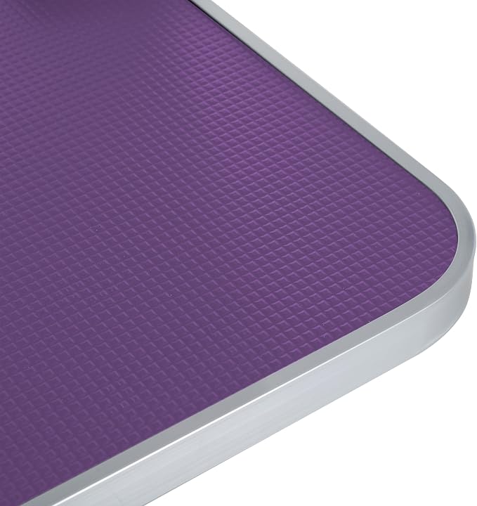 Professional Dog Pet Grooming Table Adjustable Heavy Duty Portable w/Arm & Noose & Mesh Tray (Purple, 46") - Image 8