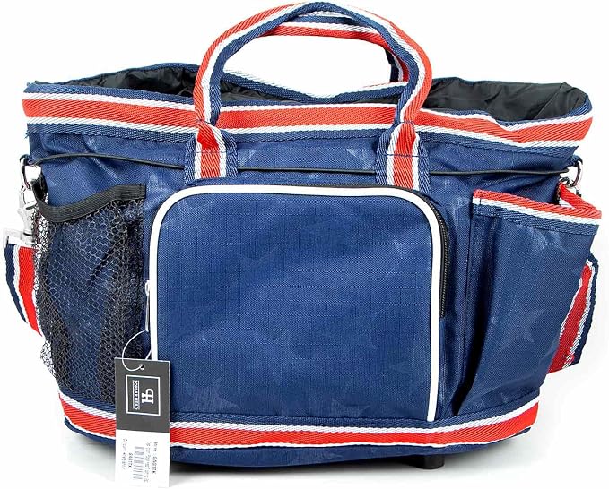 Jeffers Poplar Head Grooming Bag – Horse Grooming Organizer Tote with Pockets for Brushes, Tools, Clippers, Shampoo, Detangler – Stable Barn Kit Carrier for Horses, Pets, Livestock, Allegiance - Image 2