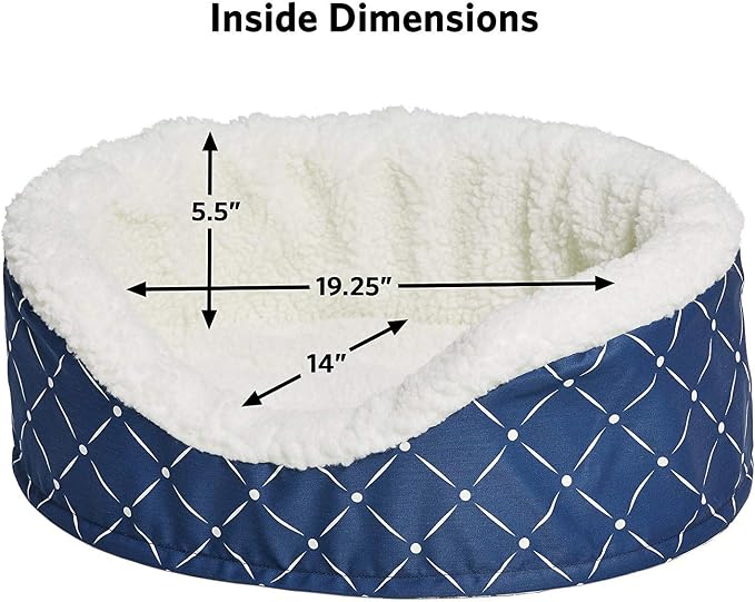 MidWest Homes for Pets CU25BLD Couture Orthopedic Cradle Pet Bed for Dogs & Cats, Small - Image 3