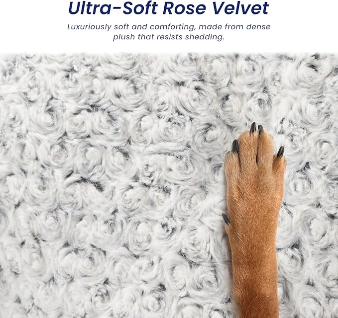 3.5" Thick Deluxe Plush Dog Bed Mat for Car, Comfy Dog Seat Cover, Pet Bed & Seat Cover Protector, Washable & Anti-Slip Travel Pet Mat, Fit for Backseat Extenders of Cars Trucks SUVs, 54" x 25” - Image 4