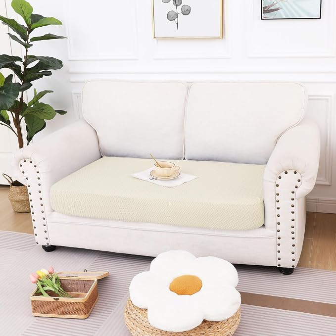 hyha Waterproof Couch Cushion Covers, Anti Slip Sofa Slipcovers for Pets | Waterproof Protection, Thick Jacquard Fabric, Wear Resistant, Anti Slip, Pet Protection (1 Piece for Medium) - Image 5