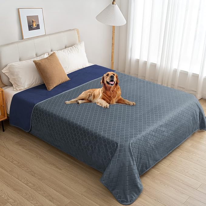 fuguitex Waterproof Dog Blanket Bed Cover Dog Crystal Velvet Moroccan Fuzzy Cozy Plush Pet Blanket Throw Blanket for Couch Sofa by fuguitexHome