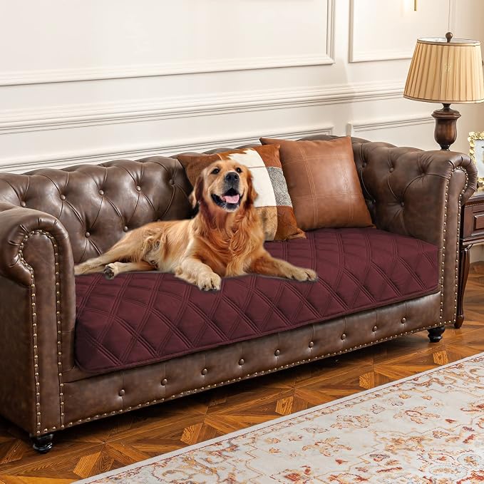 Ameritex Waterproof Dog Bed Cover Pet Blanket with Anti-Slip Back for Furniture Bed Couch Sofa by Ameritex