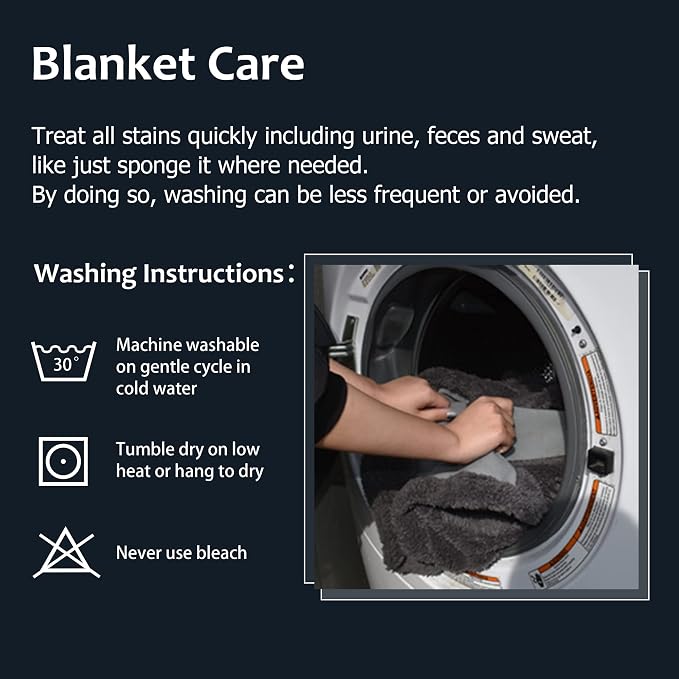 Kritter Planet Waterproof Reversible Pet Blanket for Dogs and Cats | 60 x 80 Inch, Waterproof Cover for Sofa and Bed, Washable Protection Against Fur, Dirt, Scratches and Everyday Messes - Image 7