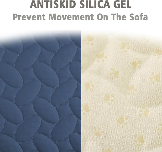 Ameritex Pet Bed Cover Dog Bed Blanket for Sofa and Furniture Waterproof New Pattern Design (30x70 Inch, Navyblue) - Image 4