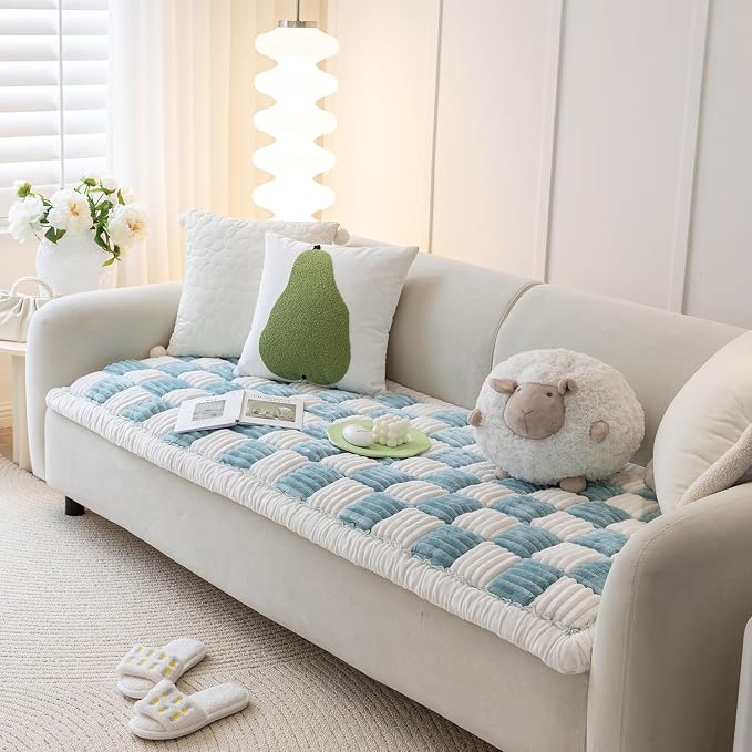 Dog Couch Protector, Washable Pet Bed Couch Cover for Large Dogs (SkyBlue, 27.6x59.06 inch) - Image 2