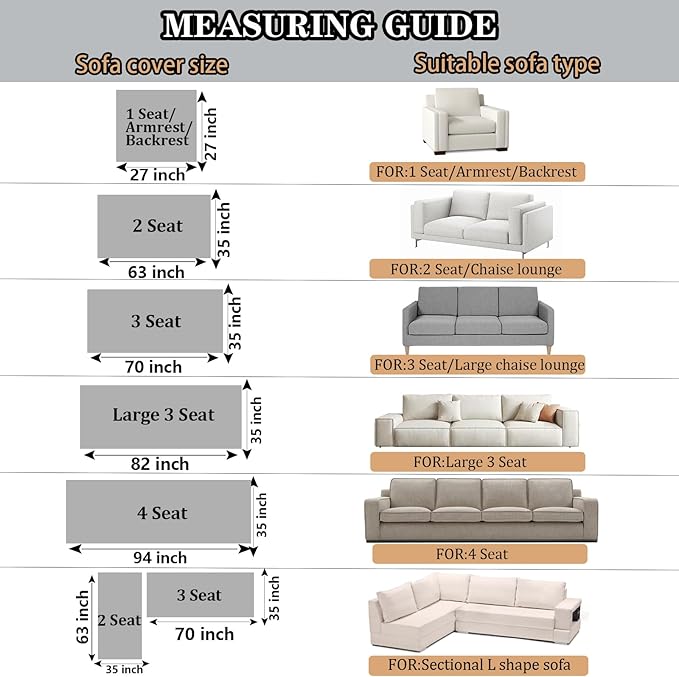NAISI Couch Covers for Dogs Waterproof Flannel Striped Sofa Cover Pet Friendly Washable Dog Mat for Couch Anti Slip Sectional Sofa Slipcover Protector(1pc/35"x 82",Camel) - Image 4