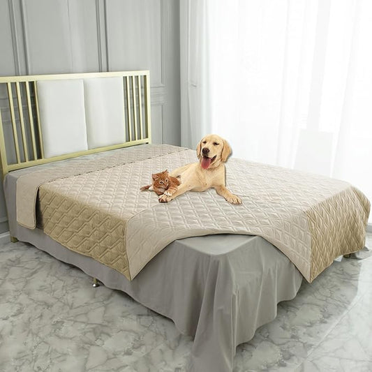 Ameritex Waterproof Dog Bed Cover Pet Blanket for Furniture Bed Couch Sofa Reversible by Ameritex