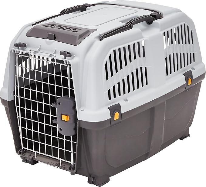 MidWest Homes for Pets Skudo Plastic Carrier, Ideal for Medium to Intermediate Dog Breeds with an Adult Weight of 41-65 Pounds