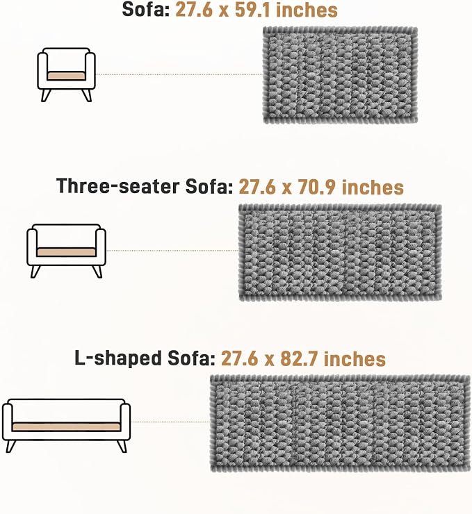Plush Couch Cover for Dogs Non Slip Pet Sofa Protector, Ultra Soft Washable Couch Cover for Pets, Anti-Slip Backing Furniture Protector for Cats & Dogs, Fits Standard & L-Shape Sofas (3 Sizes) - Image 6