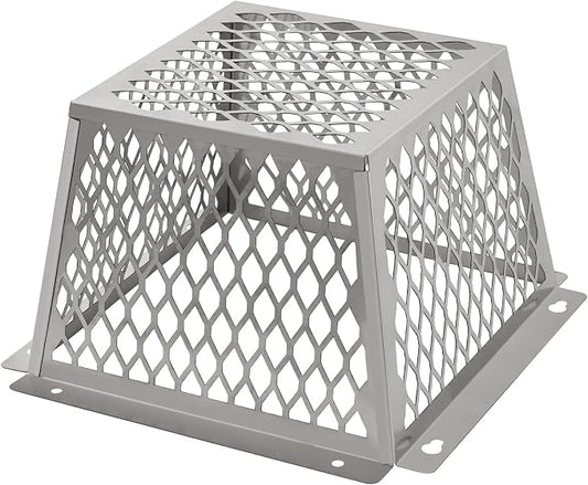 Dryer Vent Bird Guard,Dryer Vent Cover Outside for 5-6 inch Vent Hoods | Outdoor Bird Guard for Dryer Vent & Bathroom Exhaust,Stainless Steel Dryer Vent Cage 8.5"Lx8.5"Wx6"H,Prevent Bird From Enter by JIANBENKJ
