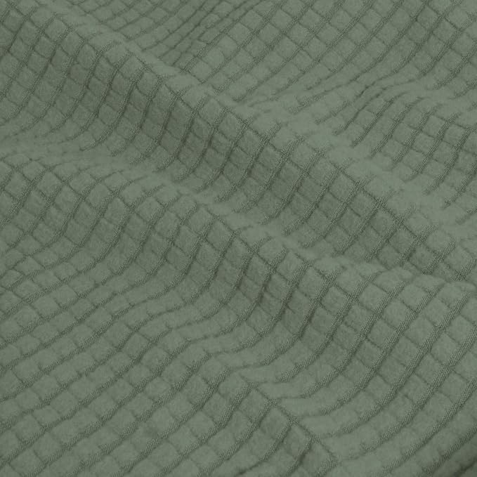 Easy-Going 4 Pieces Stretch Couch Cover Oversized Sofa Cover for Dogs Washable Sofa Slipcover for 3 Separate Cushion Couch Elastic Furniture Protector for Pets, Kids (Greyish Green, Oversized Sofa) - Image 5