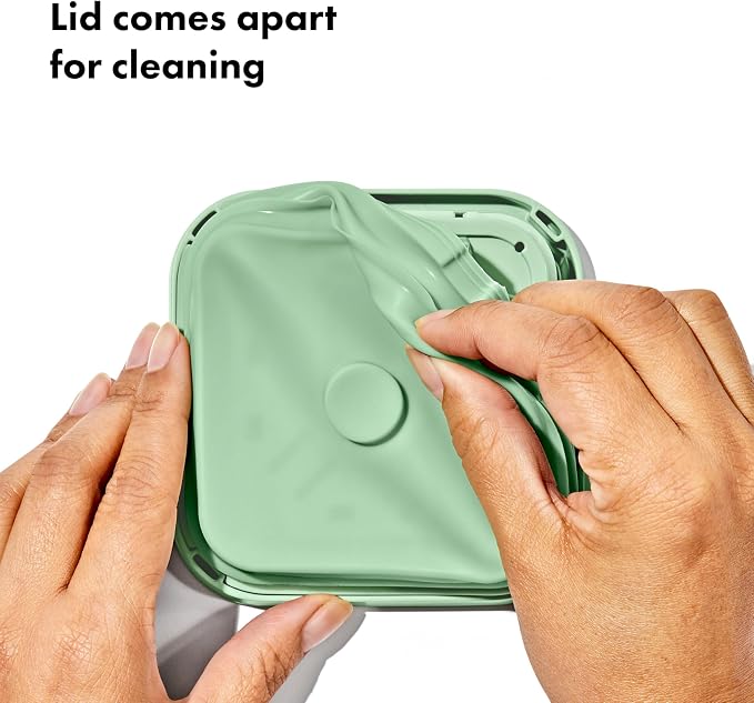 OXO Good Grips 3-Piece POP Container Set with Mini Scoops - Limited Edition Pistachio - Image 7