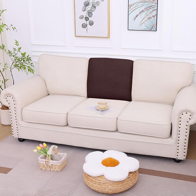 hyha Waterproof Couch Cushion Covers, Anti Slip Sofa Slipcovers for Pets | Waterproof Protection, Thick Jacquard Fabric, Wear Resistant, Anti Slip, Pet Protection (1 Piece for Backrest L) - Image 5
