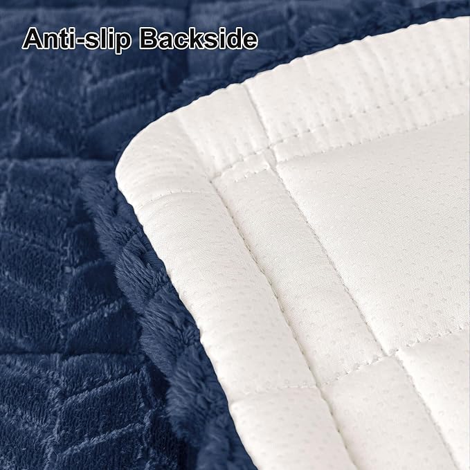 Smiry Couch Cover for Dogs, Non Slip Fuzzy Pet Sofa Covers Washable | Sofa Slipcovers for 3 Cushion Couch, Soft Thick Furniture Protector for Cats Dogs, Against Fur, Dirt, Scratch (35.4"x82.7") - Image 6