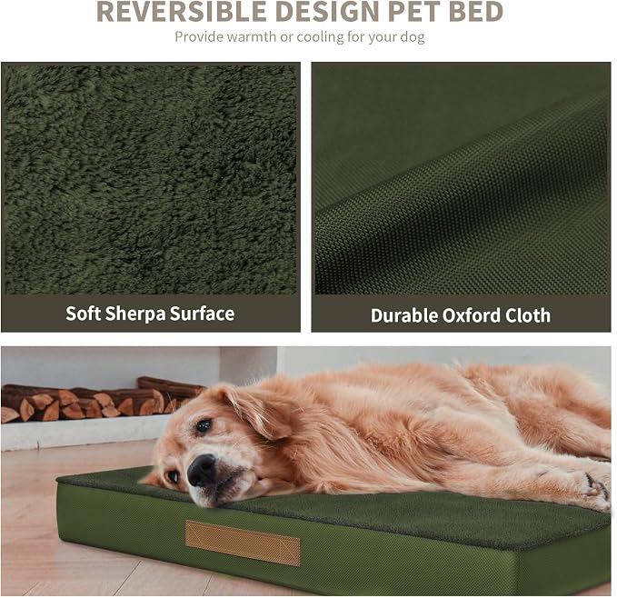 Waterproof Orthopedic Dog Crate Bed for Small Dogs & Cats | Egg Crate Foam, Fits 24x18 Crates, TPU Waterproof Layer, Machine Washable 1680D Oxford Cover, Small Pets Up to 20 lbs - Image 7