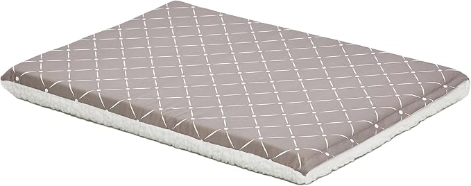 MidWest Homes for Pets Quiet Time Couture Paxton Pet Bed with Removable Pillow Cover, Mushroom, 30" by MidWestHomesForPets
