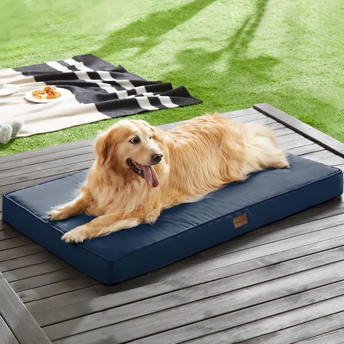 BFPETHOME Outdoor Waterproof Dog Bed for Large Dogs, Washable Cover, 42" | Outdoor & Indoor Use, Waterproof, For Medium, Large, Extra Large Dogs, Orthopedic, Egg Crate Foam, Up to 90 lbs - Image 2