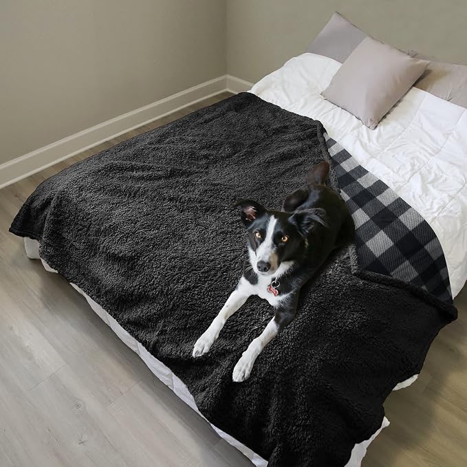 Catalonia Waterproof Blanket for Bed, Reversible Leakproof Throw | 60 x 80 Inch, Plaid, Washable Protector Cover for Couch and Sofa, Stain Proof Blanket for Pets, Kids and Everyday Spills - Image 2